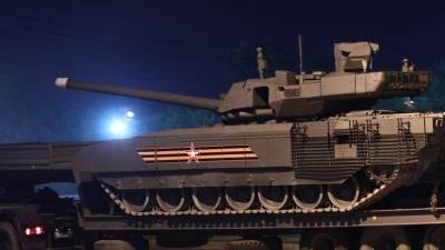 Военная техника прибыла в Москву для участие в параде Победы