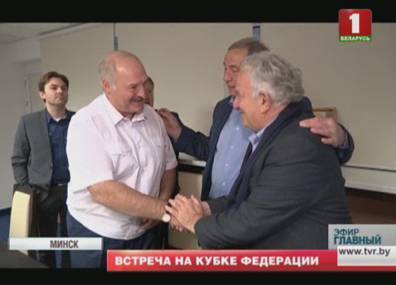 Александр Лукашенко встретился с президентом Международной федерации тенниса Дэвидом Хаггерти