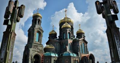 Главный храм Вооруженных сил России готовится к открытию - патриарх Кирилл начал освящение