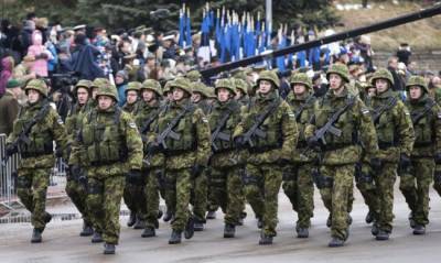 Размещенный в Эстонии батальон НАТО проводит учения в Латвии