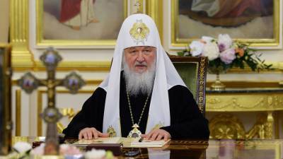Патриарх Кирилл подарил раритетные иконы главному храму ВС России