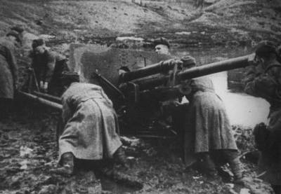 Полковую пушку 1941 года подняли со дна Невы в Ленинградской области