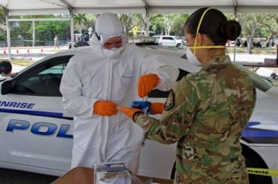 Флорида побила рекорд по числу новых случаев заражения коронавирусом, зарегистрированных за один день