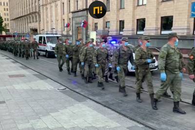 В Москве началась первая репетиция парада Победы
