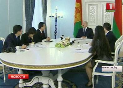 Александр Лукашенко даст интервью китайским СМИ