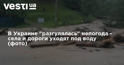В Украине "разгулялась" непогода - села и дороги уходят под воду (фото)
