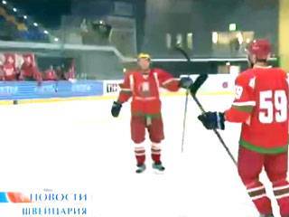 Сборная Беларуси по хоккею готовится к финалу турнира Arosa Challenge