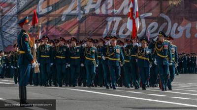 Первая репетиция парада Победы прошла в Москве