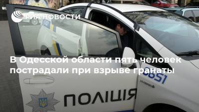 В Одесской области пять человек пострадали при взрыве гранаты
