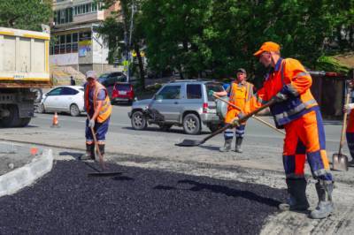 В Хабаровском районе продолжает ремонт дорог в рамках нацпроекта