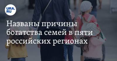 Названы причины богатства семей в пяти российских регионах