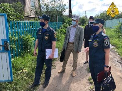 Сотрудники МЧС и УВД посетили садовое товарищество «Черёмушки»