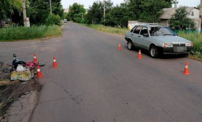 В Лисичанске в ДТП пострадала 80-летняя велосипедистка (фото)
