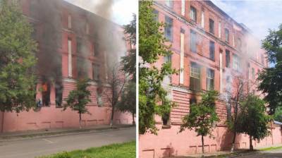 В центре Воронежа на хлебозаводе произошёл крупный пожар