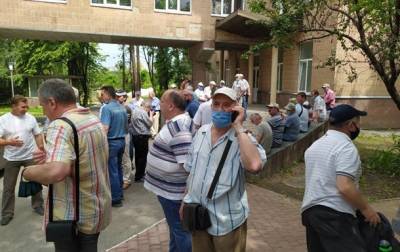 В Харькове продолжают протестовать чернобыльцы