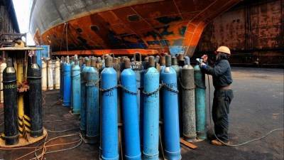 Детонация баллона с газом могла стать причиной взрыва на строящемся корабле в Петербурге