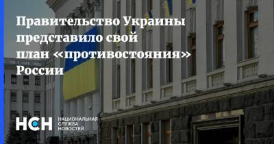 Правительство Украины представило свой план «противостояния» России