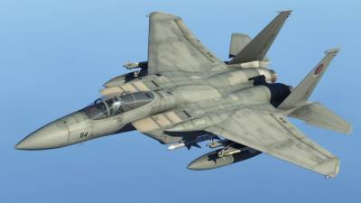 Около побережья Англии разбился американский истребитель F-15C