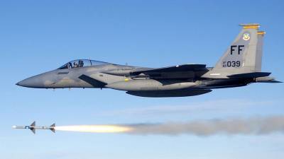 Обломки упавшего американского истребителя F-15 нашли в Северном море