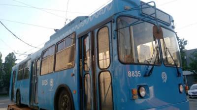 В Воронеж доставили вторую партию списанных троллейбусов из Москвы
