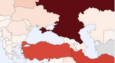 Испанская телерадиокорпорация "приписала" Крым на карте к России (фото)