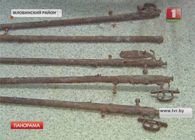 Житель Жлобина обнаружил в земле на своем дачном участке остатки 22 винтовок