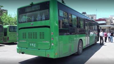 Автобусы начнут ходить в недавно освобожденные от боевиков районы Алеппо