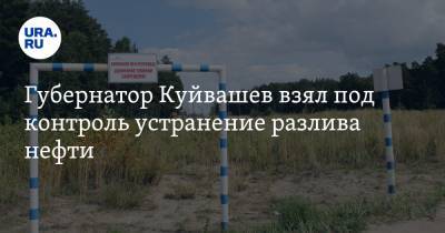 Губернатор Куйвашев взял под контроль устранение разлива нефти