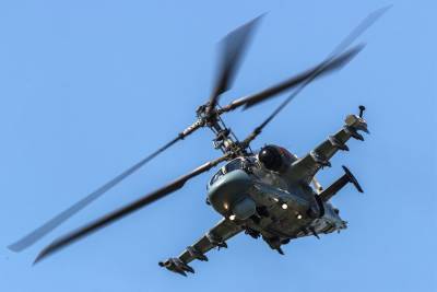 Российские вертолеты Ка-52 будут управлять беспилотниками
