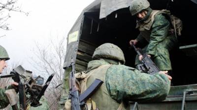 Бойцы ЛНР ответным огнём сровняли с землёй огневые точки ВСУ