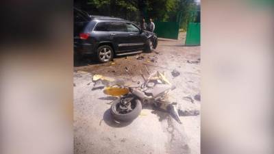 Мотоциклист скончался после ДТП с джипом на Челябинской улице