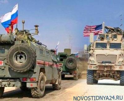 Российский БТР подорвался во время патрулирования в Сирии