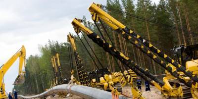 "Газпром" начал демонтаж транзитных труб у границы с Украиной