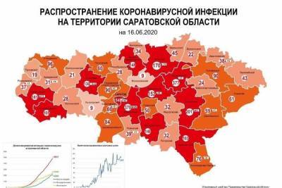 Новая коронавирусная карта Саратовской области: 12 красных зон