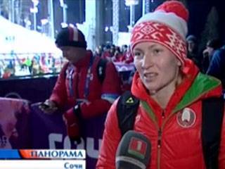 Вся страна с замиранием следила за выступлением женской сборной Беларуси в биатлонной эстафете в Сочи
