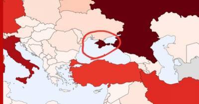 Украина потребовала от испанского телеканала исправить карту с Крымом