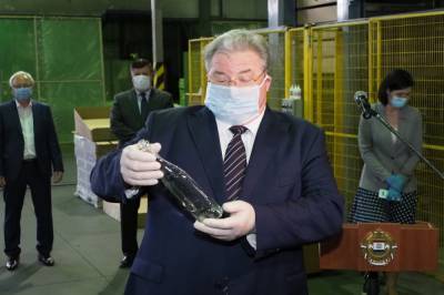 Глава Мордовии Владимир Волков принял участие в открытии второй очереди производства на стекольном заводе в Рузаевке