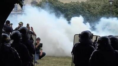 Запад охватила деколонизация: в центре Парижа полиция применила слезоточивый газ