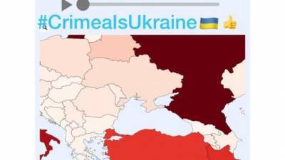 Испанский телеканал исправил карту, где Крым был обозначен территорией РФ