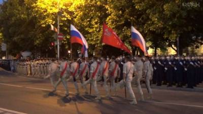 Вечерняя репетиция парада Победы прошла в Севастополе