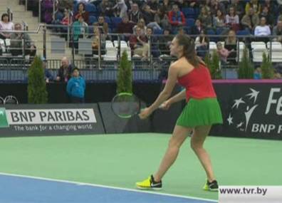 Арина Соболенко в 1/8 финала на турнире в Ташкенте