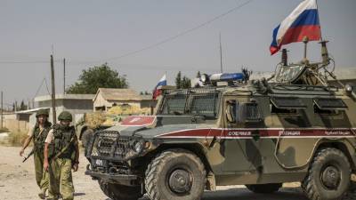 Российские военнослужащие провели патрулирование в сирийском Заевфратье