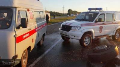 Четыре человека пострадали при столкновении иномарки и автобуса в Пермском крае