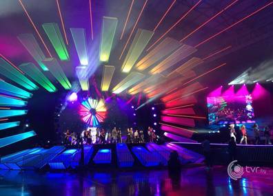 В Олимпийском дворце Тбилиси проходит репетиция открытия детского "Евровидения"