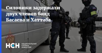 Силовики задержали двух членов банд Басаева и Хаттаба