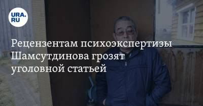 Рецензентам психоэкспертизы Шамсутдинова грозят уголовной статьей. Дело стрелка засекретили