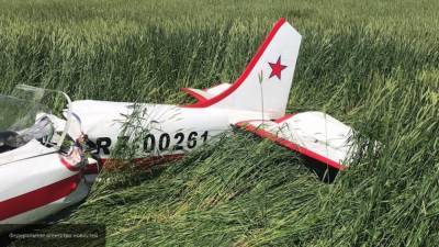 Легкомоторный самолет "Дельфин" упал на гипермаркет в Одессе