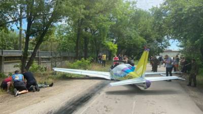 В Одессе потерпел крушение легкомоторный самолёт