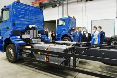 КАМАЗ представил первый грузовой электромобиль
