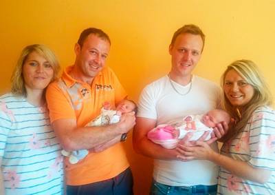 В Чехии сестры-близнецы родили дочерей в один день